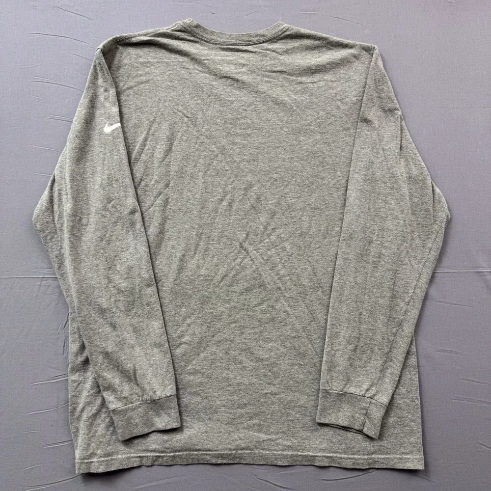 Nike New England Patriots Super Bowl XLIX Champions Gray Long Sleeve‎ Shirt XXL